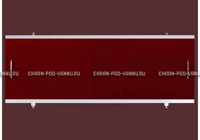 Экран EUROPLEX Универсал бордо под трубы – купить по цене 6250 руб. в интернет-магазине в городе Магнитогорск картинка 1