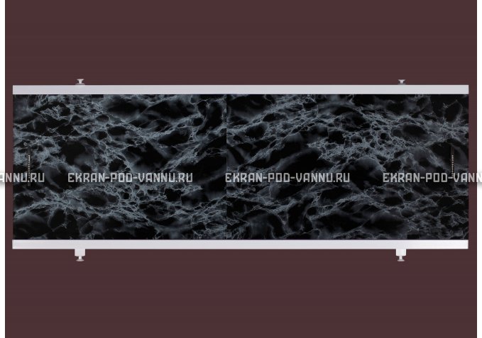 Экран EUROPLEX Универсал черный мрамор – купить по цене 6250 руб. в интернет-магазине в городе Магнитогорск картинка 1