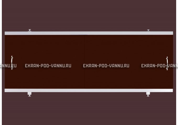 Экран EUROPLEX Универсал шоколад под трубы – купить по цене 6250 руб. в интернет-магазине в городе Магнитогорск картинка 1