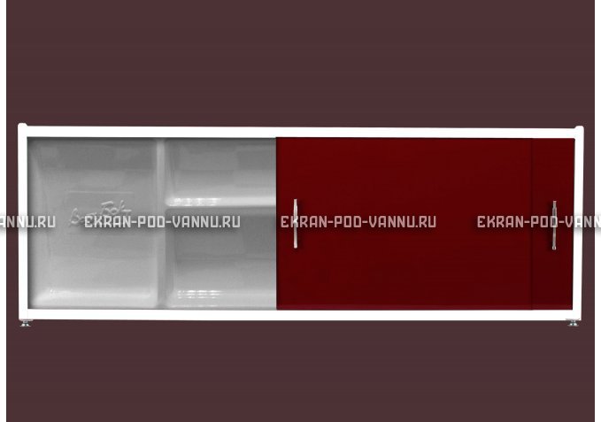 Экран с полочкой - Бордо – купить по цене 6880 руб. в интернет-магазине в городе Магнитогорск картинка 1