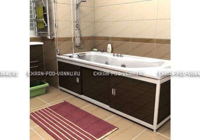 Экран из МДФ EMMY Монро 130 в алюминиевой раме – купить по цене 6750 руб. в интернет-магазине в городе Магнитогорск картинка 15