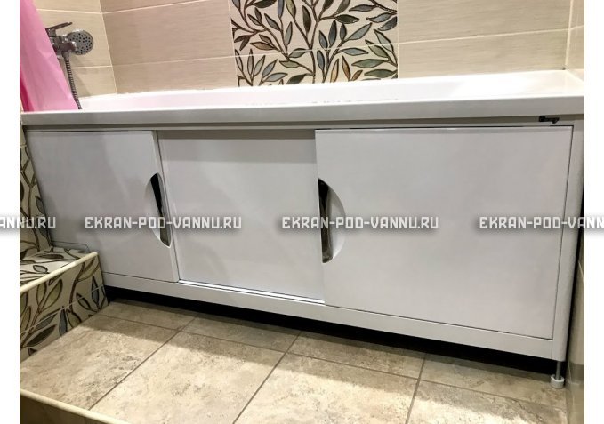 Экран из МДФ EMMY Малибу 130 в алюминиевой раме – купить по цене 6750 руб. в интернет-магазине в городе Магнитогорск картинка 1