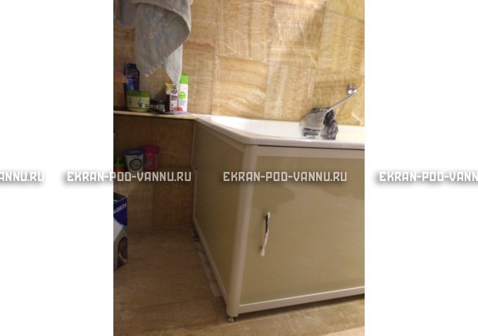 Экран раздвижной EUROPLEX Комфорт слоновая кость – купить по цене 6250 руб. в интернет-магазине в городе Магнитогорск картинка 4