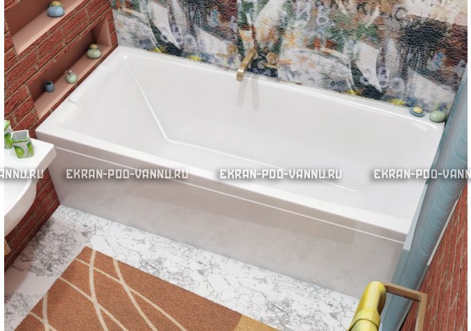 Акриловая ванна Relisan Kristina 170x75 – купить по цене 16160 руб. в интернет-магазине в городе Магнитогорск картинка 4