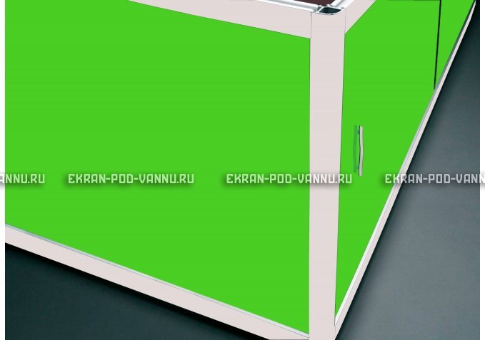 Торцевой экран EUROPLEX Комфорт салатовый – купить по цене 8760 руб. в интернет-магазине в городе Магнитогорск картинка 1