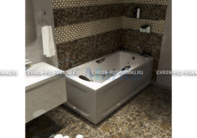 Акриловая ванна 1MarKa Agora 170x75 – купить по цене 13330 руб. в интернет-магазине в городе Магнитогорск картинка 5