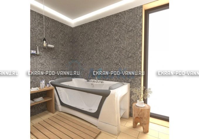 Прозрачная ванна 1MarKa Dolce Vita 180x80 – купить по цене 43200 руб. в интернет-магазине в городе Магнитогорск картинка 6