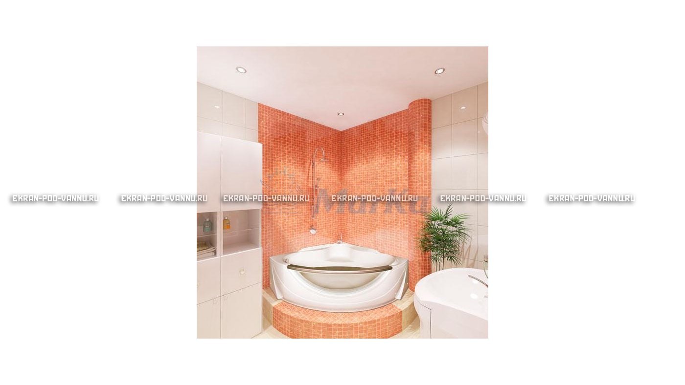 Акриловая ванна 1MarKa Grand Luxe 155х155 – купить по цене 39827 руб. в интернет-магазине в городе Магнитогорск картинка 15