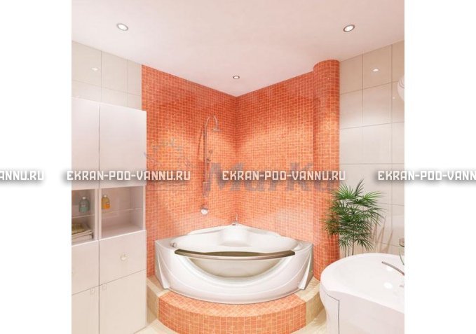Акриловая ванна 1MarKa Grand Luxe 155х155 – купить по цене 39827 руб. в интернет-магазине в городе Магнитогорск картинка 4