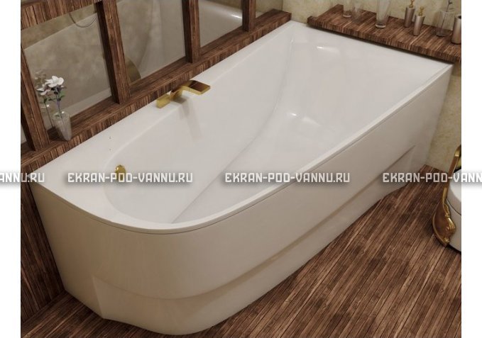 Акриловая ванна Vayer Boomerang 150x90 – купить по цене 42270 руб. в интернет-магазине в городе Магнитогорск картинка 1