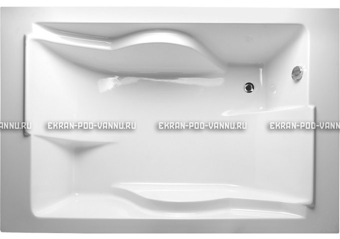 Акриловая ванна Vayer Coral 180x120 – купить по цене 33850 руб. в интернет-магазине в городе Магнитогорск картинка 2