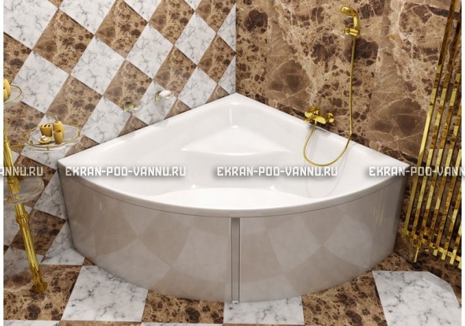 Акриловая ванна Vayer Persefona 140x140 – купить по цене 25230 руб. в интернет-магазине в городе Магнитогорск картинка 1