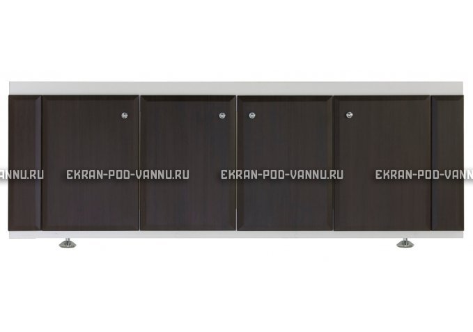 Экран распашной МДФ 150 - Венге – купить по цене 3170 руб. в интернет-магазине в городе Магнитогорск картинка 2