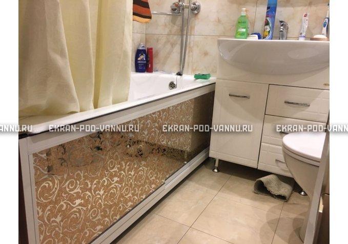 Раздвижной экран EUROPLEX Роликс Золото – купить по цене 12500 руб. в интернет-магазине в городе Магнитогорск картинка 1