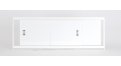 Экран из МДФ EMMY Монро 170 белый в алюминиевой раме – купить по цене 5800 руб. в интернет-магазине в городе Магнитогорск картинка 53