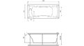 Акриловая ванна Relisan Loara 180x80 – купить по цене 23580 руб. в интернет-магазине в городе Магнитогорск картинка 17