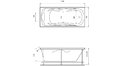 Акриловая ванна Relisan Marina 170x75 – купить по цене 15725 руб. в интернет-магазине в городе Магнитогорск картинка 17