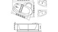 Акриловая ванна Relisan Ariadna 170x110 – купить по цене 27800 руб. в интернет-магазине в городе Магнитогорск картинка 13