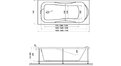Акриловая ванна Relisan Elvira 150x75 – купить по цене 15260 руб. в интернет-магазине в городе Магнитогорск картинка 13