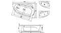 Акриловая ванна Relisan Zoya 140x90 – купить по цене 19000 руб. в интернет-магазине в городе Магнитогорск картинка 13