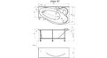 Акриловая ванна 1MarKa Gracia 160x95 – купить по цене 20300 руб. в интернет-магазине в городе Магнитогорск картинка 17