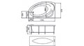 Акриловая ванна 1MarKa Julianna 170x100 – купить по цене 21320 руб. в интернет-магазине в городе Магнитогорск картинка 13