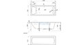 Акриловая ванна 1MarKa Modern 120x70 – купить по цене 7600 руб. в интернет-магазине в городе Магнитогорск картинка 17