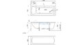 Акриловая ванна 1MarKa Modern 150x70 – купить по цене 9210 руб. в интернет-магазине в городе Магнитогорск картинка 17