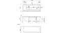 Акриловая ванна 1MarKa Modern 160x70 – купить по цене 9410 руб. в интернет-магазине в городе Магнитогорск картинка 21