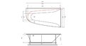 Акриловая ванна Vayer Boomerang 180x100 – купить по цене 53030 руб. в интернет-магазине в городе Магнитогорск картинка 18
